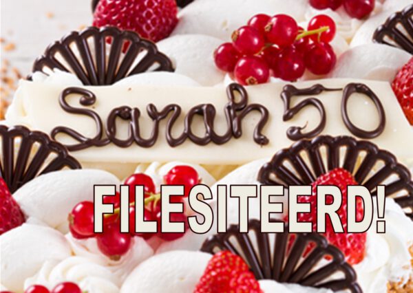 Sarah 50 Filesiteerd!