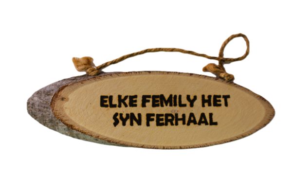 Elke femily het syn ferhaal