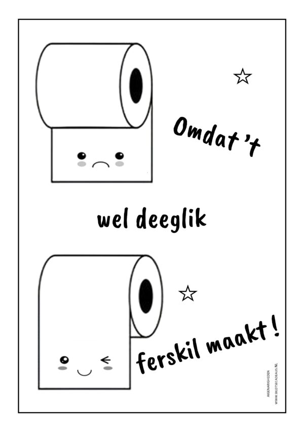 Omdat 't wel deeglik ferskil maakt!