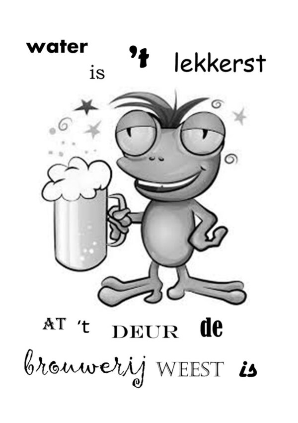 Water is 't lekkerst at.....